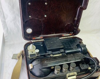 Old Army TA-57 military field telephone radio operator/'s phone Soviet device for collection Retro design