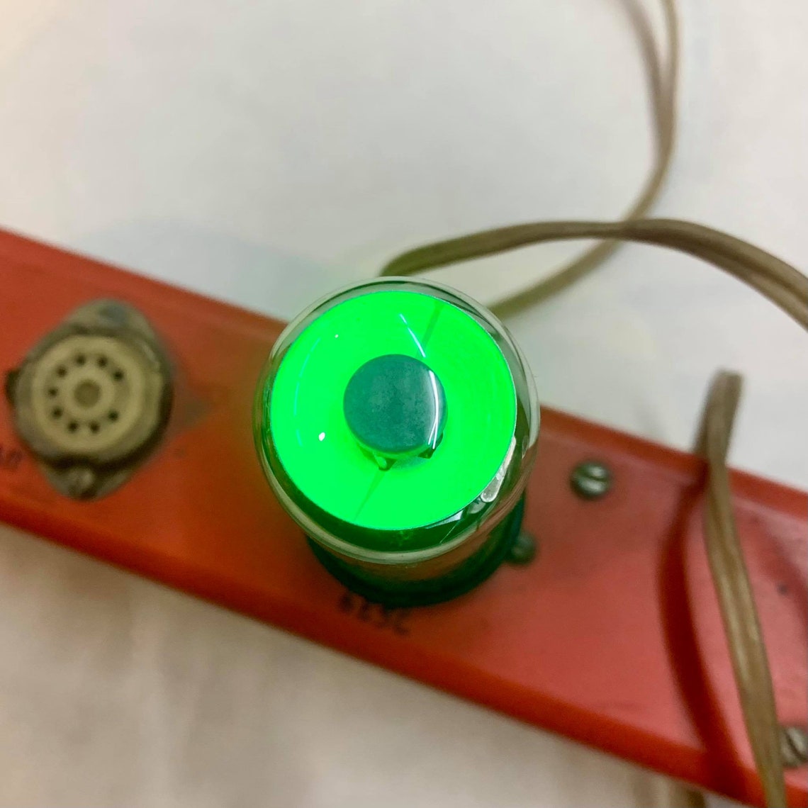 Magic Eye Tube 6E5C Soviet Tuning Indicator / Green Cat's Etsy