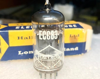 Very rare Nos Electronic vacuum tube Haltron ECC83 (identical 12AX7) lamp audio amplifier guitar amps