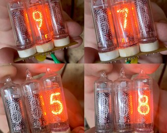 set of 3! Tested! IN-16 on board mini nixie tube indicator for DIY clock watch / vintage lamp digits