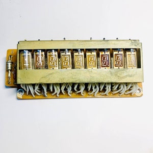 8 pcs set! IV-3 nixie tube on the PCB / digits indicator vinage for DIY nixie clock / for parts / for you creation