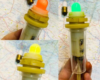 veilleuse vintage de style industriel / Tubes lumineux au néon vintage soviétiques / faits à la main / 220V