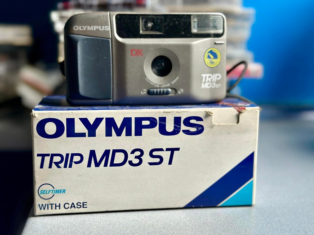 Buy Film Camera Olympus Trip Md3st 35mm Point Shoot Vintage Camera Online  in India