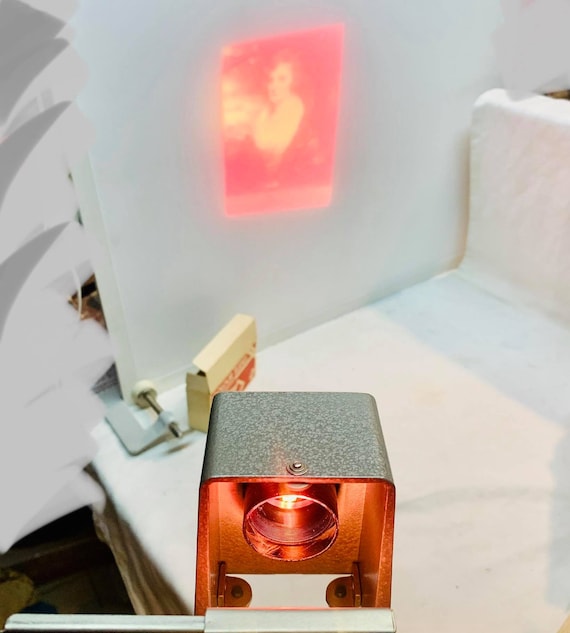 Tested Stylish Retro Slide Projector Diaprojector Projection