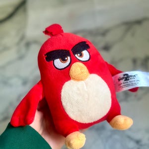 Peluche de pájaro rojo coleccionable de AngryBirds