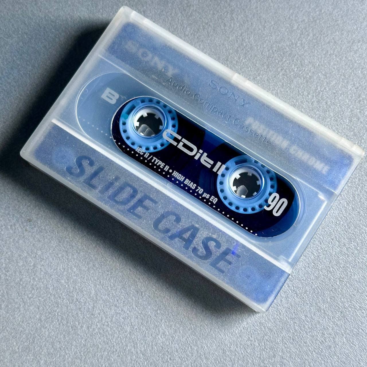 ソニー コンパクトカセット CD it II 90ポジション クローム スライド