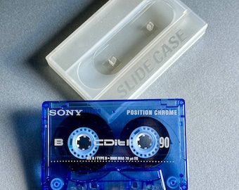 Sony Compact cassette CD it II 90 position chrome Slide case cassette tapes