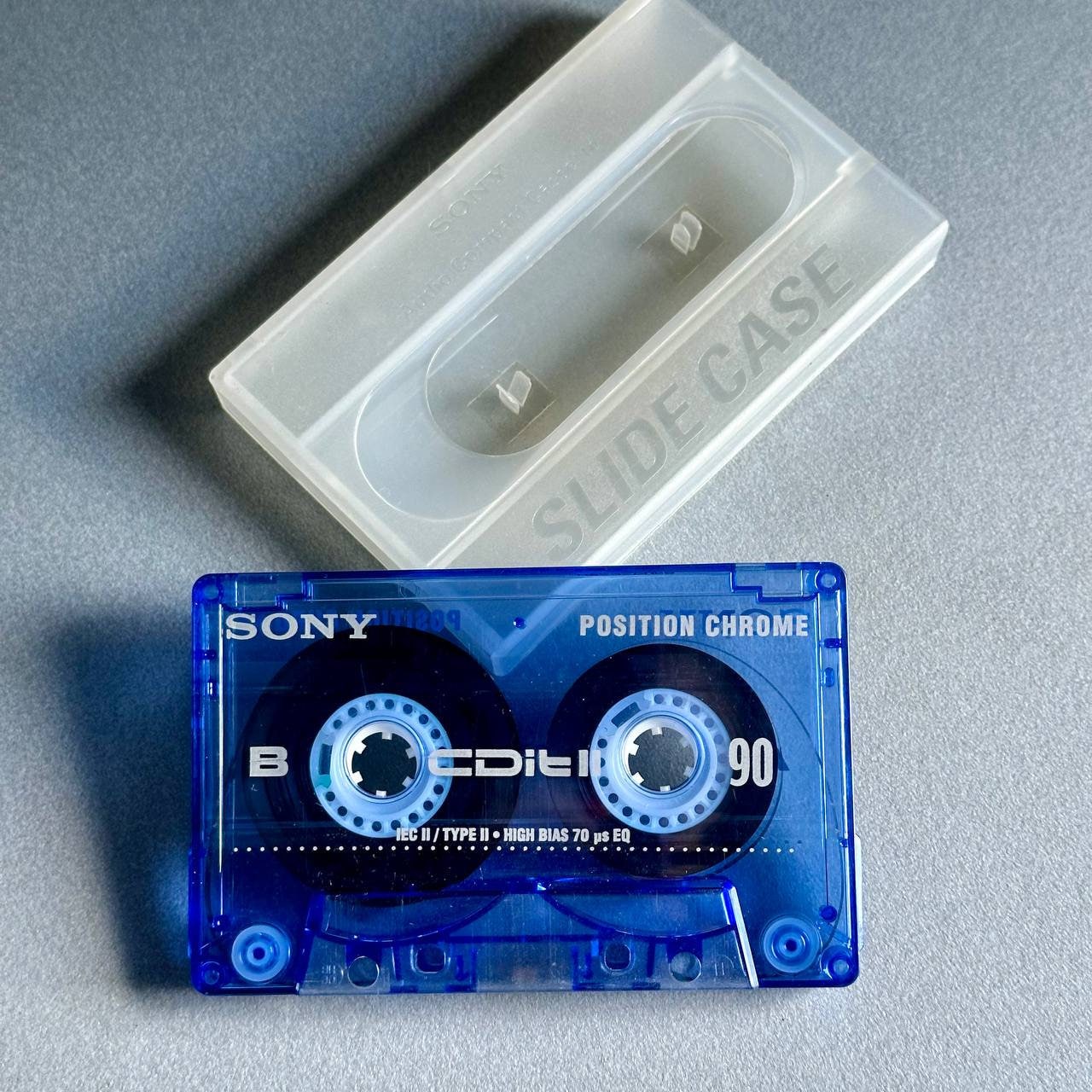 ソニー コンパクトカセット CD it II 90ポジション クローム スライド