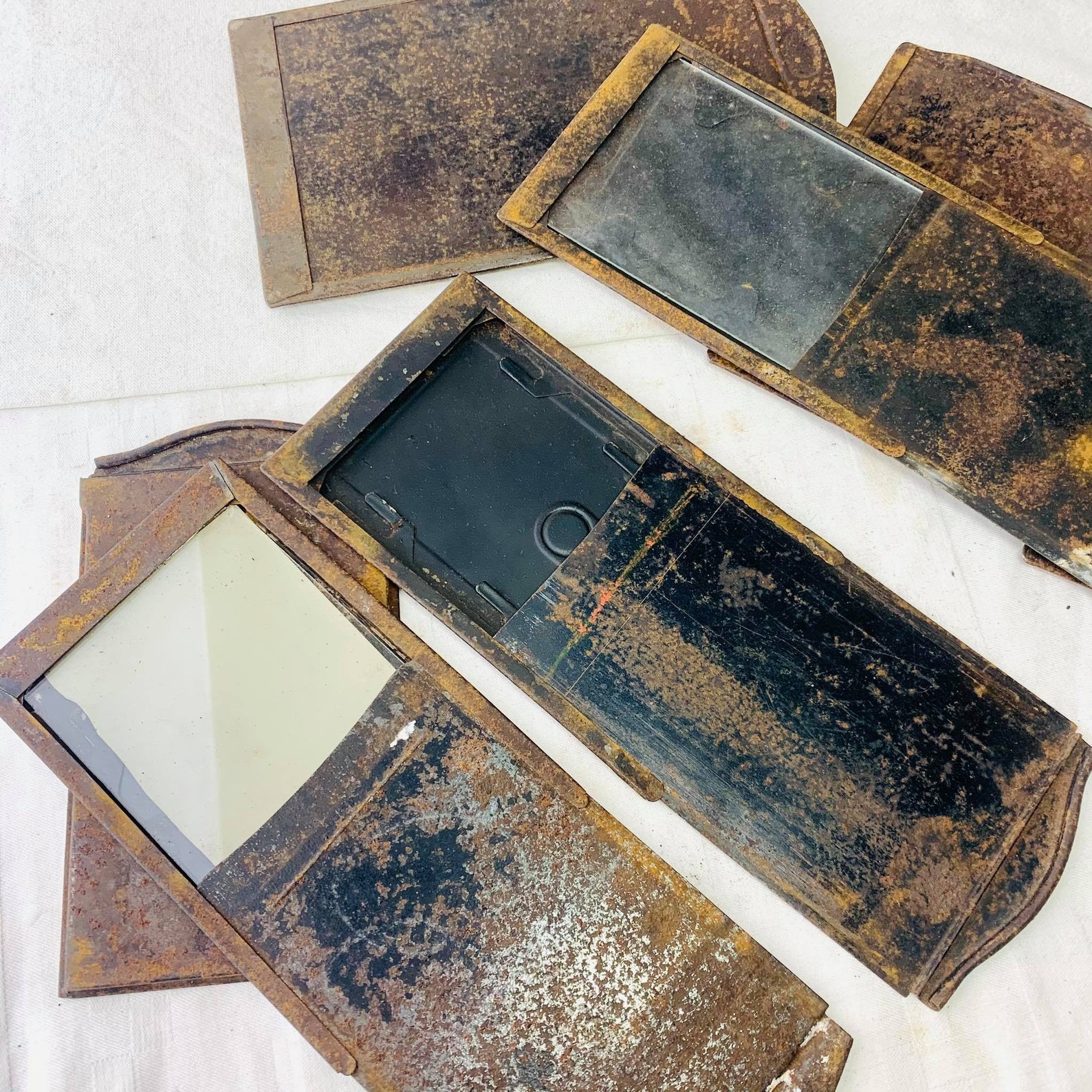 7pcs Antique metal camera cassette Photographic plate Etsy