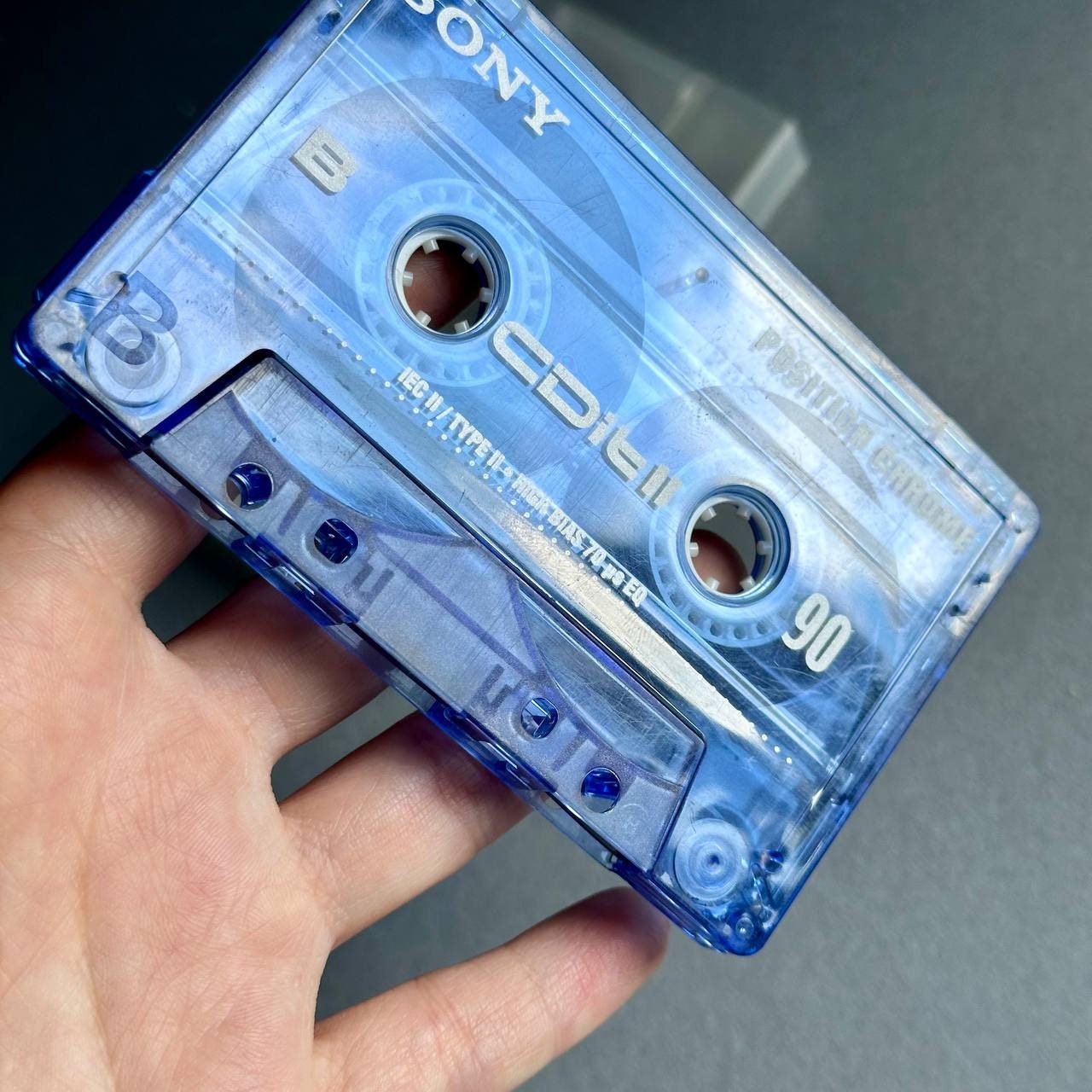 ソニー コンパクトカセット CD it II 90ポジション クローム スライド