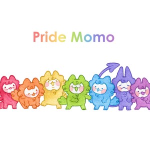 Pride Momo Sticker
