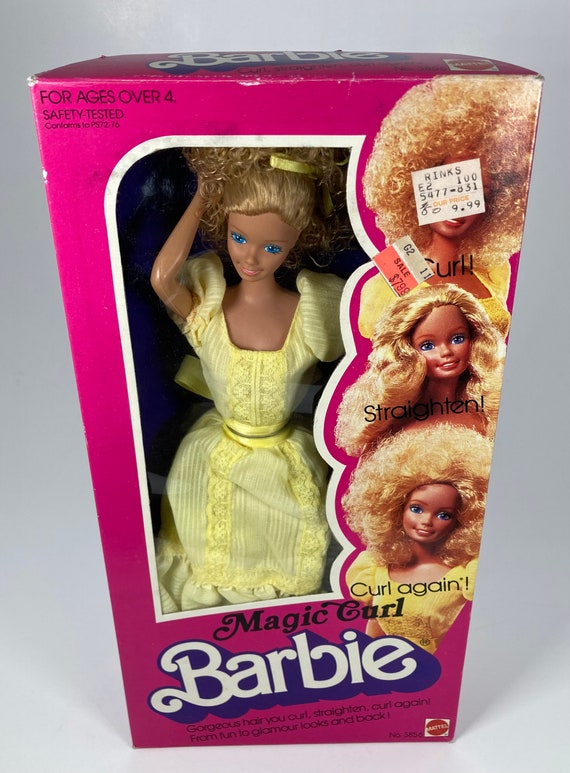 1981 Magic Curl Barbie Etsy