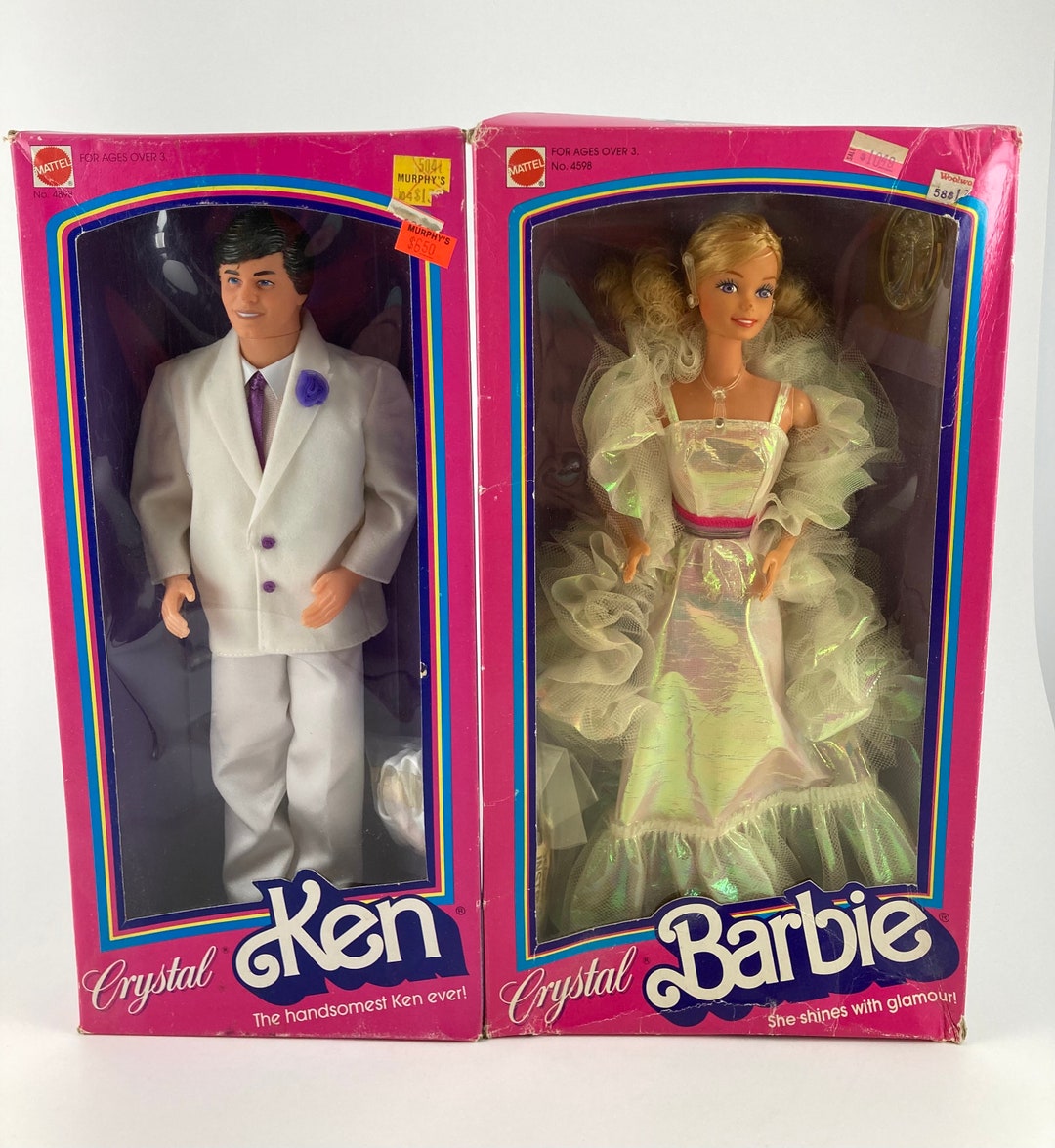 1983 Crystal Barbie and Ken - Etsy