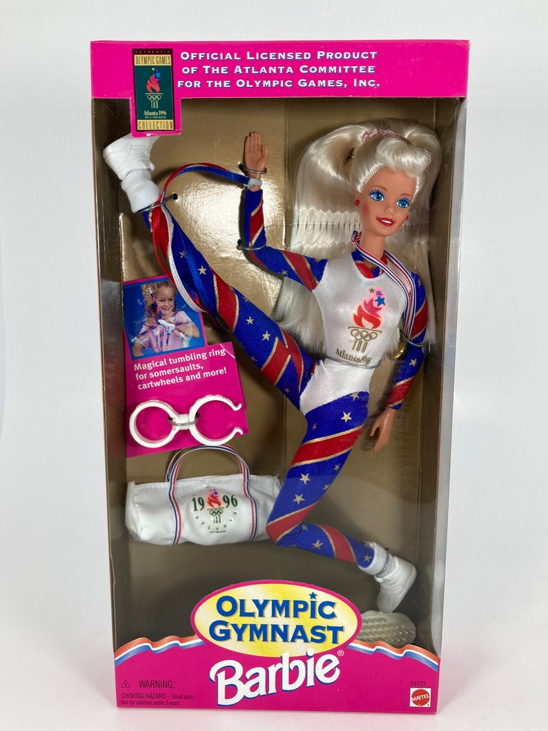 1995 Olympic Gymnast Barbie - Etsy