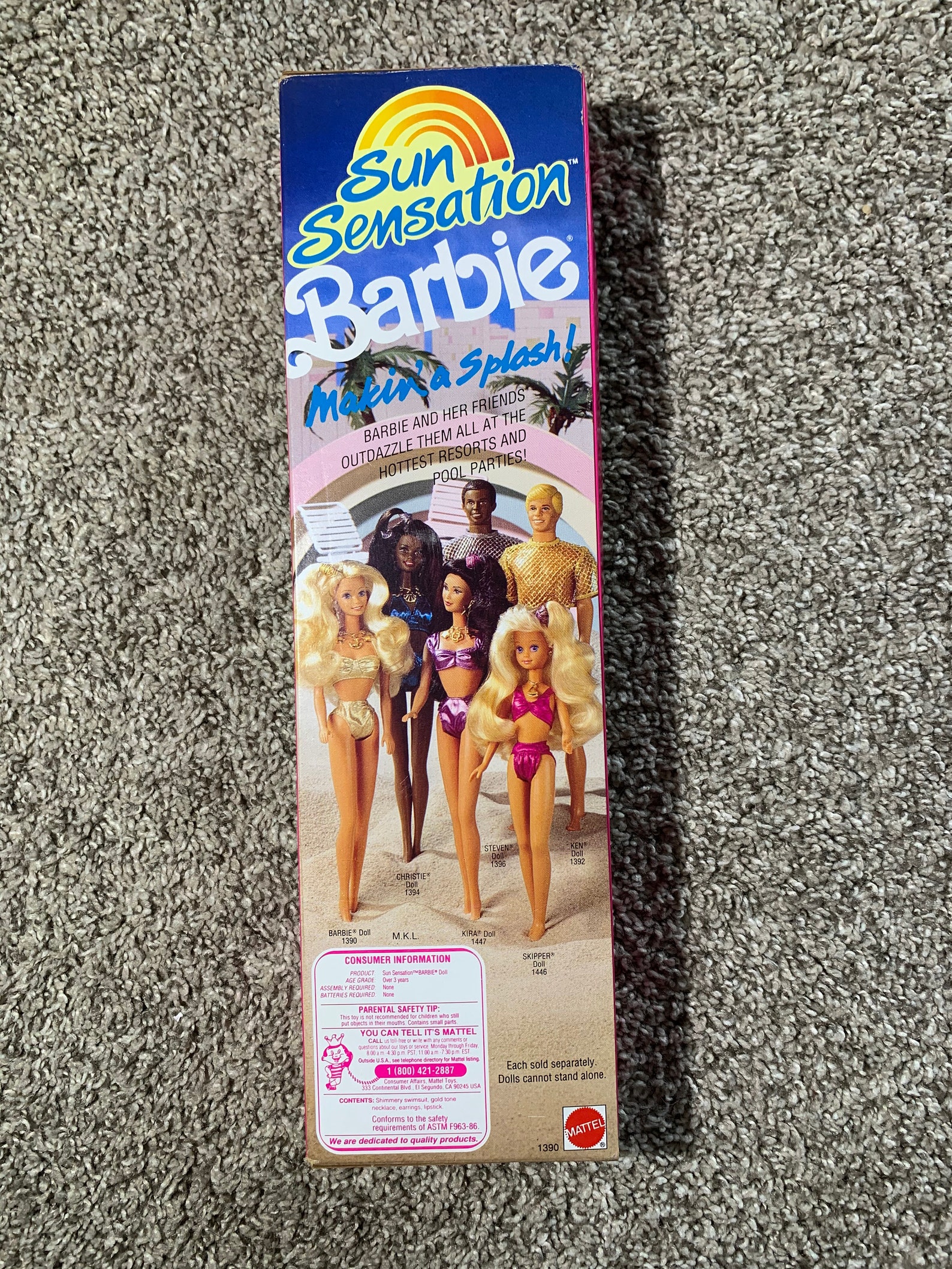 1991 Sun Sensation Barbie | Etsy
