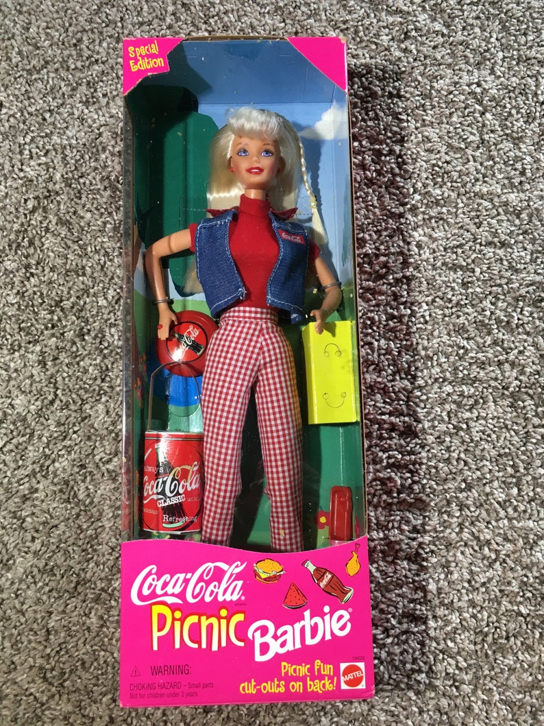 1997 Coca-Cola Picnic Barbie | Etsy