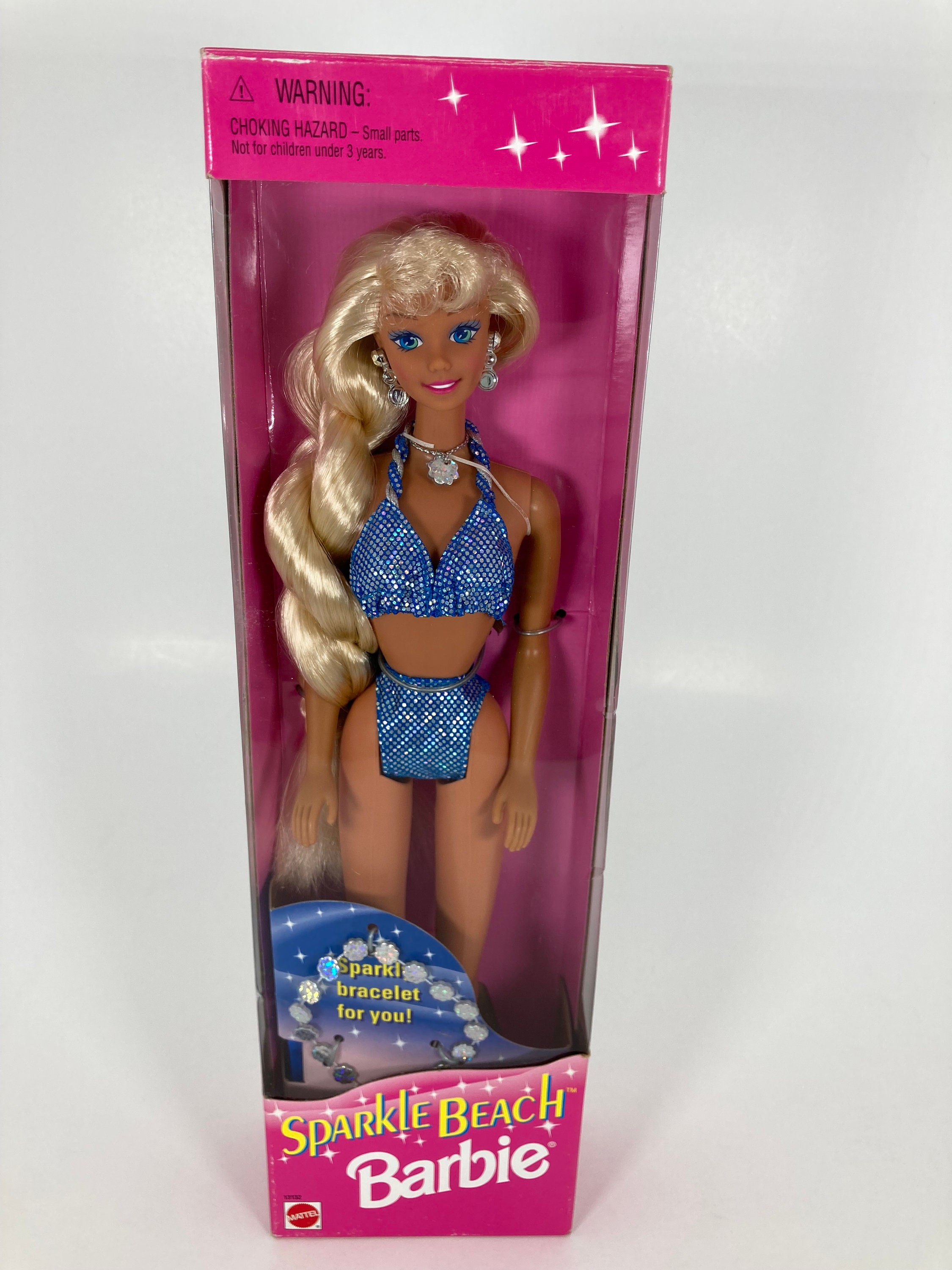  Barbie Happy Birthday Doll, Blonde, Wearing Sparkling