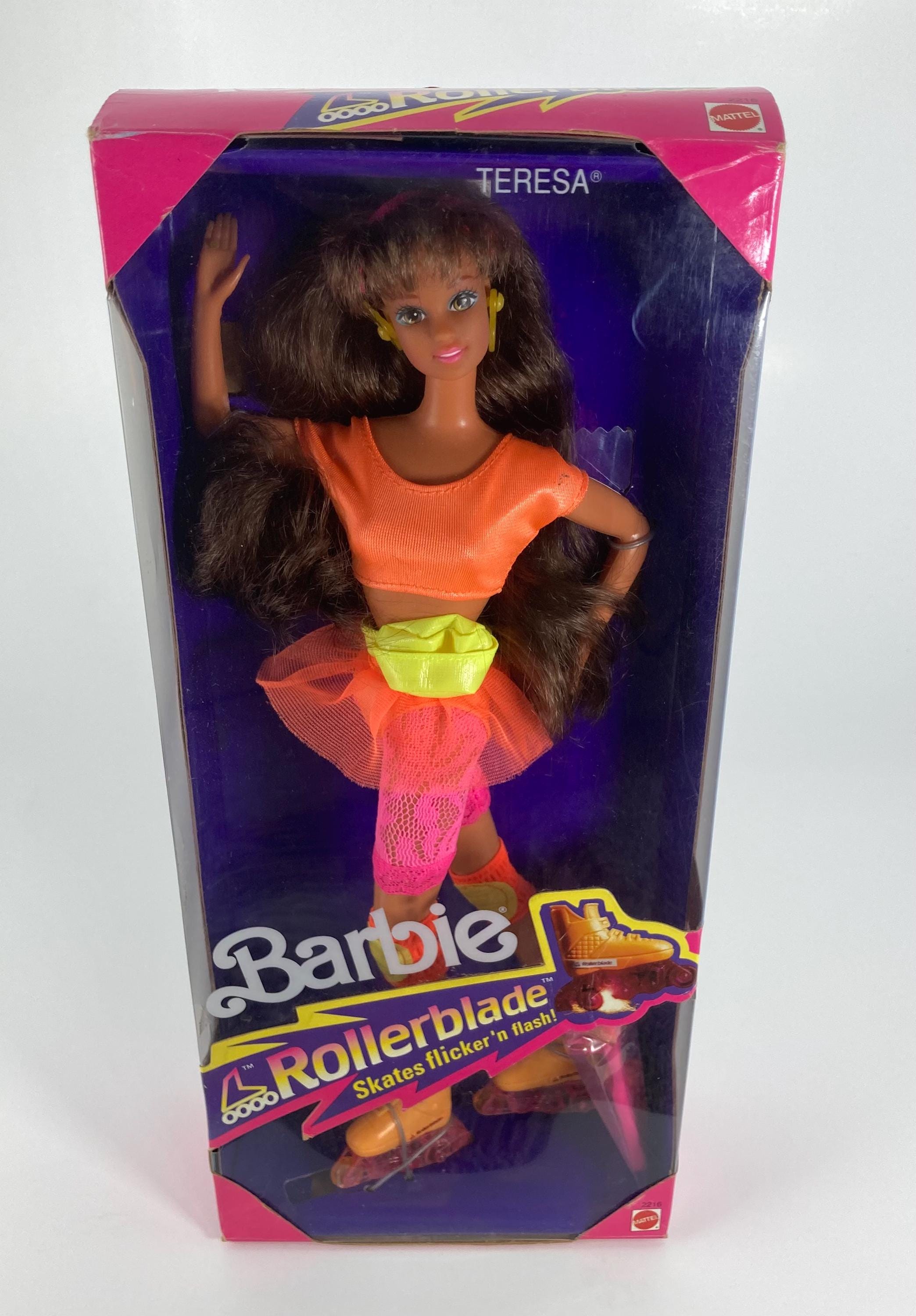 Barbie(バービー) Teresa Rollerblade Doll (1991) ドール 人形 フィギュア 1991 Rollerblade Barbie - Teresa - Etsy