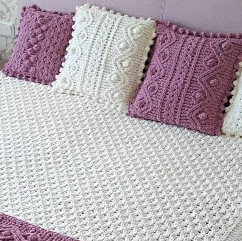Detachable Knitted Pillow Cover. Knit Pillow Pattern. Knit Etsy