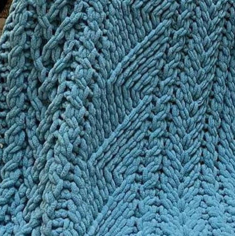 Loop Yarn Patterns Knitting Blanket Boho Blanket Throw Etsy