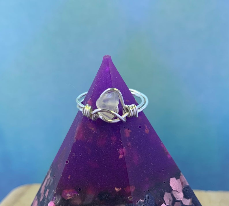 Wire Wrapped Ring Wire Ring Wire Jewelry Wire Gemstone Rings