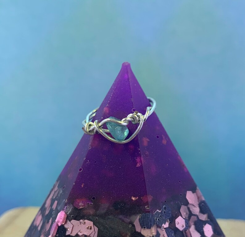 Wire Wrapped Ring Wire Ring Wire Jewelry Wire Gemstone Rings