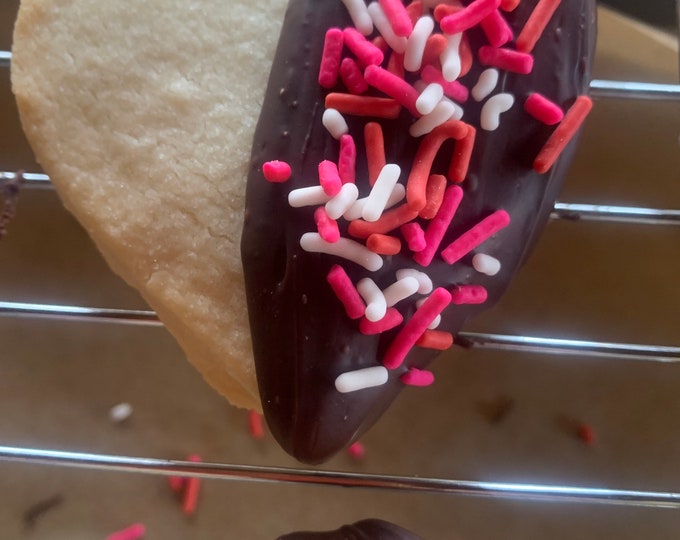 Shortbread Heart Cookies