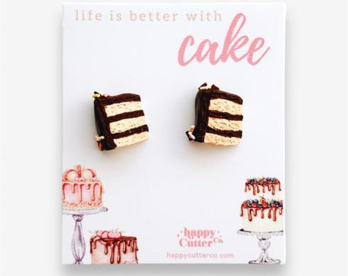 Yellow Cake Earrings