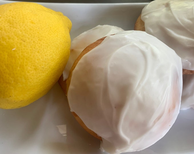 Iced Lemon Cookies