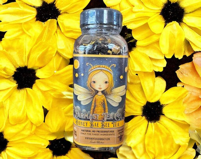 Honey Bae Bee Tea Honey Flavored Black Tea Full of Sunshine
