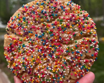 Large Sprinkle Sugar Cookies