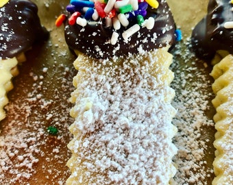 Italian Butter Jam Sandwich Cookie with Dark Chocolate