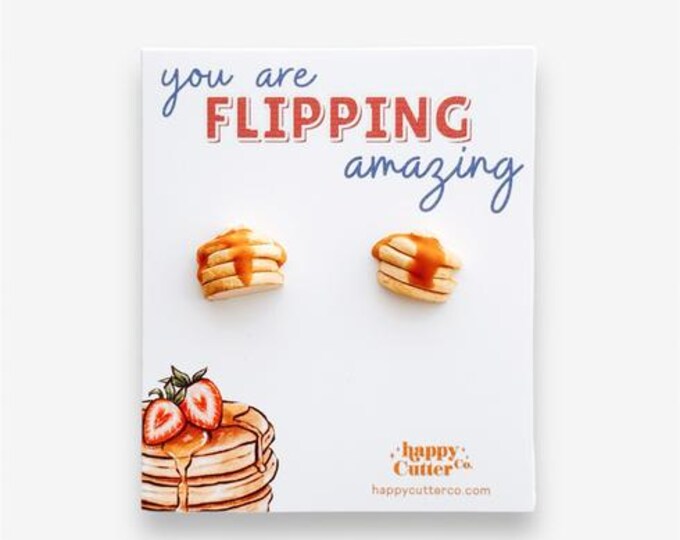 Pancake Stud Earring