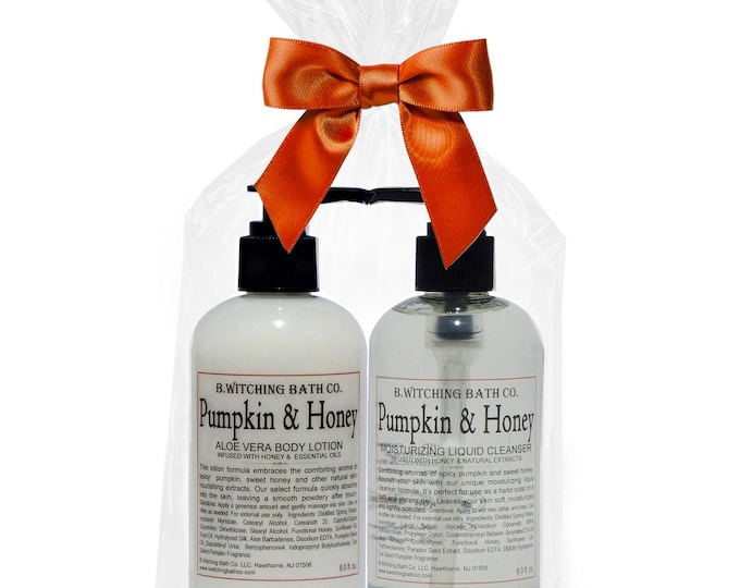 Pumpkin Honey Body Lotion and Liquid Cleanser Gift Set
