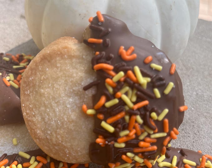 Autumn Fall Shortbread Cookies