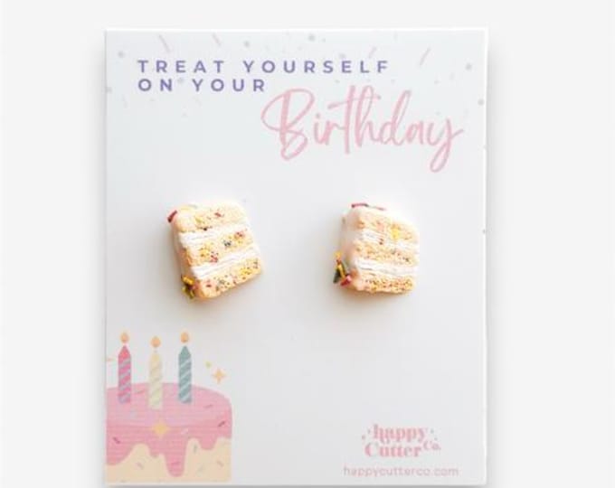 Funfetti Cake Earrings