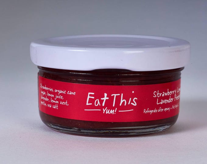 Strawberry Lemon Lavender Preserves