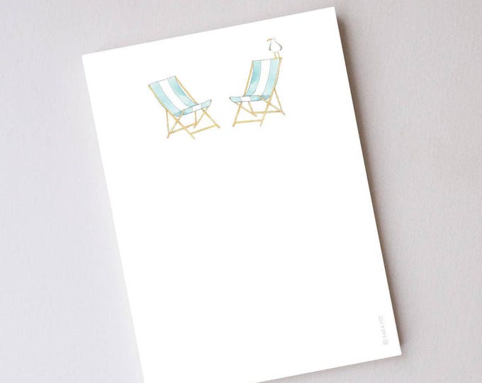 Beach Chair Notepad
