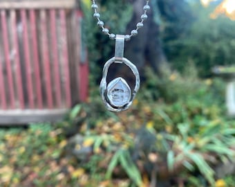 Colgante de diamantes Herkimer