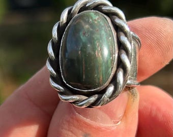 Petrified Wood Ring! Size 8