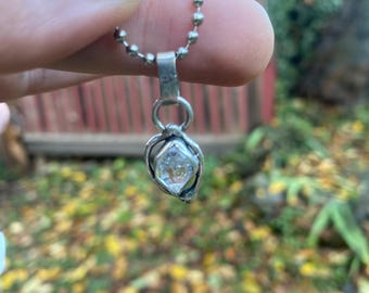 Colgante de diamantes Herkimer