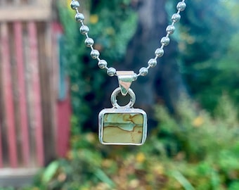 Colgante de jaspe con imagen de Owyhee