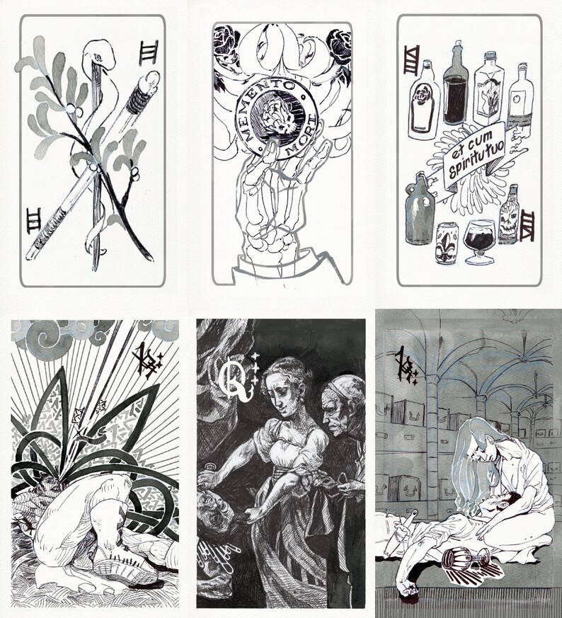 TAROT XIII 78card Tarot Deck US Etsy