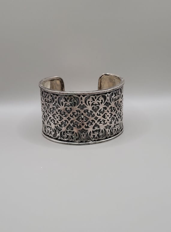 Silpada Filigree Scroll Design Cuff Bracelet