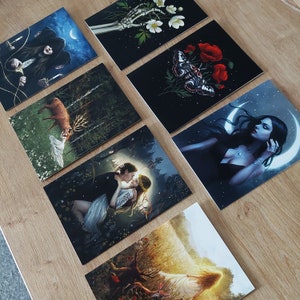 Tarjetas de felicitación A6 / Arte original / Regalo original / Regalo para mamá o abuela / Regalo para amiga
