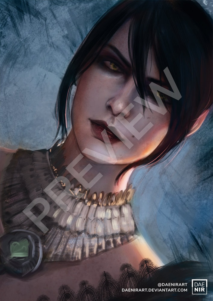 Morrigan / Dragon Age Inquisition / Nerd Poster / Fanart