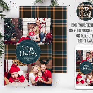 Christmas card template. Photo Christmas card. Christmas photo card. Christmas card card template photo. Holiday card template with photo.
