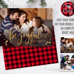 Photo christmas card template. Photo christmas card digital download. Christmas card card template photo. Holiday card template with photo.