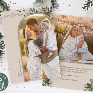 Christmas card template. Photo Christmas card. Christmas photo card. Christmas card card template photo. Holiday card template with photo.
