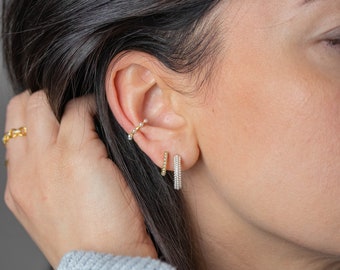 Ear cuff oro * ear cuff perlas * ear cuff perla * filigrana cuff oro * minimalista * ear cuff perlas oro * cuff oro * joyas de oro